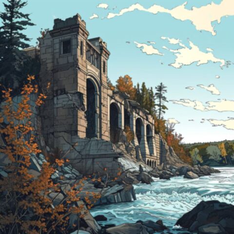 Aylmer Hydro Ruins in Gatineau