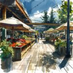 Bastion Square Market in Victoria