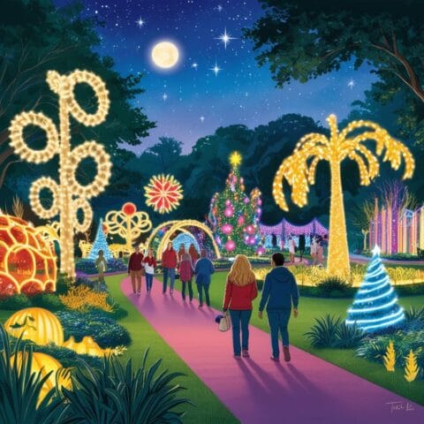 Bear Creek Garden Light Festival in Vancouver