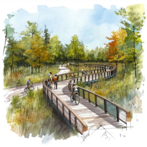 Cycloparc PPJ Trail in Gatineau