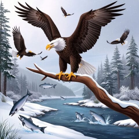 Eagle Watch at Goldstream Park in Victoria