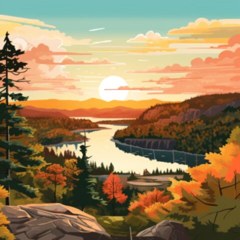 Gatineau Park in Gatineau region