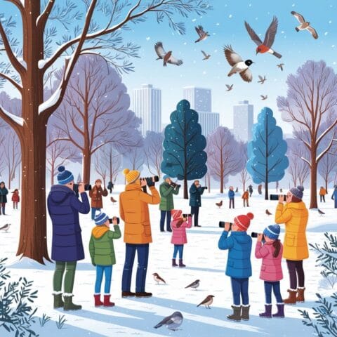 Great Backyard Bird Count at High Park in Toronto