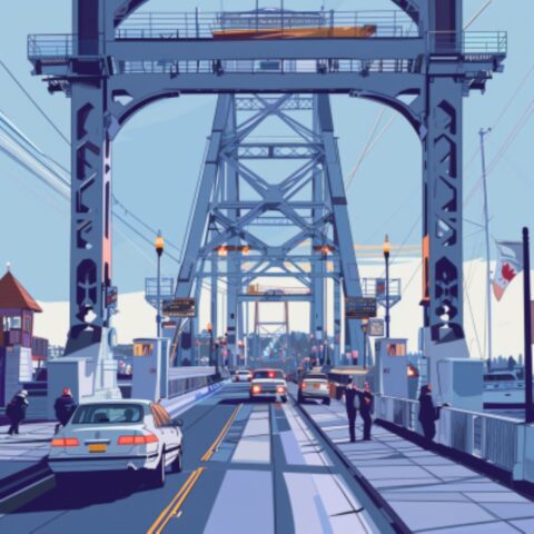 Johnson Street Bridge in Victoria