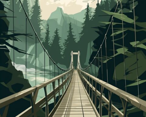 Lynn Canyon Suspension Bridge is a popular tourist attraction located in the Lynn Canyon Park