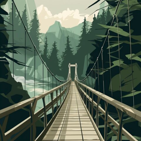 Lynn Canyon Suspension Bridge is a popular tourist attraction located in the Lynn Canyon Park