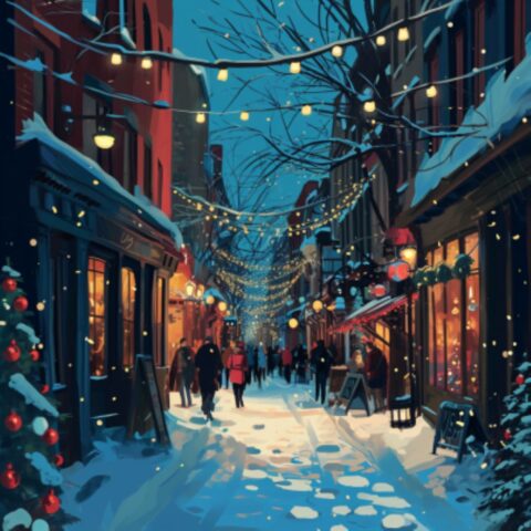 Enchanted Alley on rue Wellington in Montreal