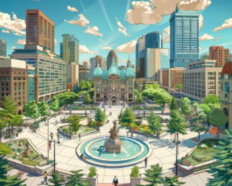 Olympic Plaza in Calgary