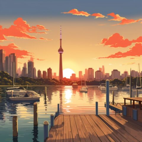 Polson Pier in Toronto