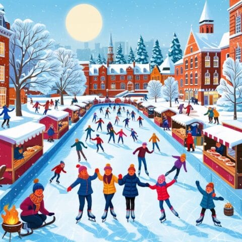 Rideau Canal Skateway in Ottawa