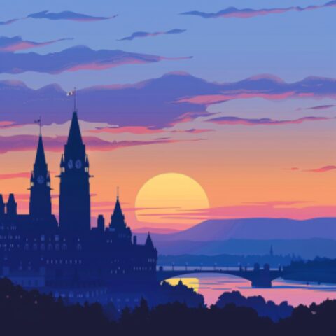 Sunset in Ottawa