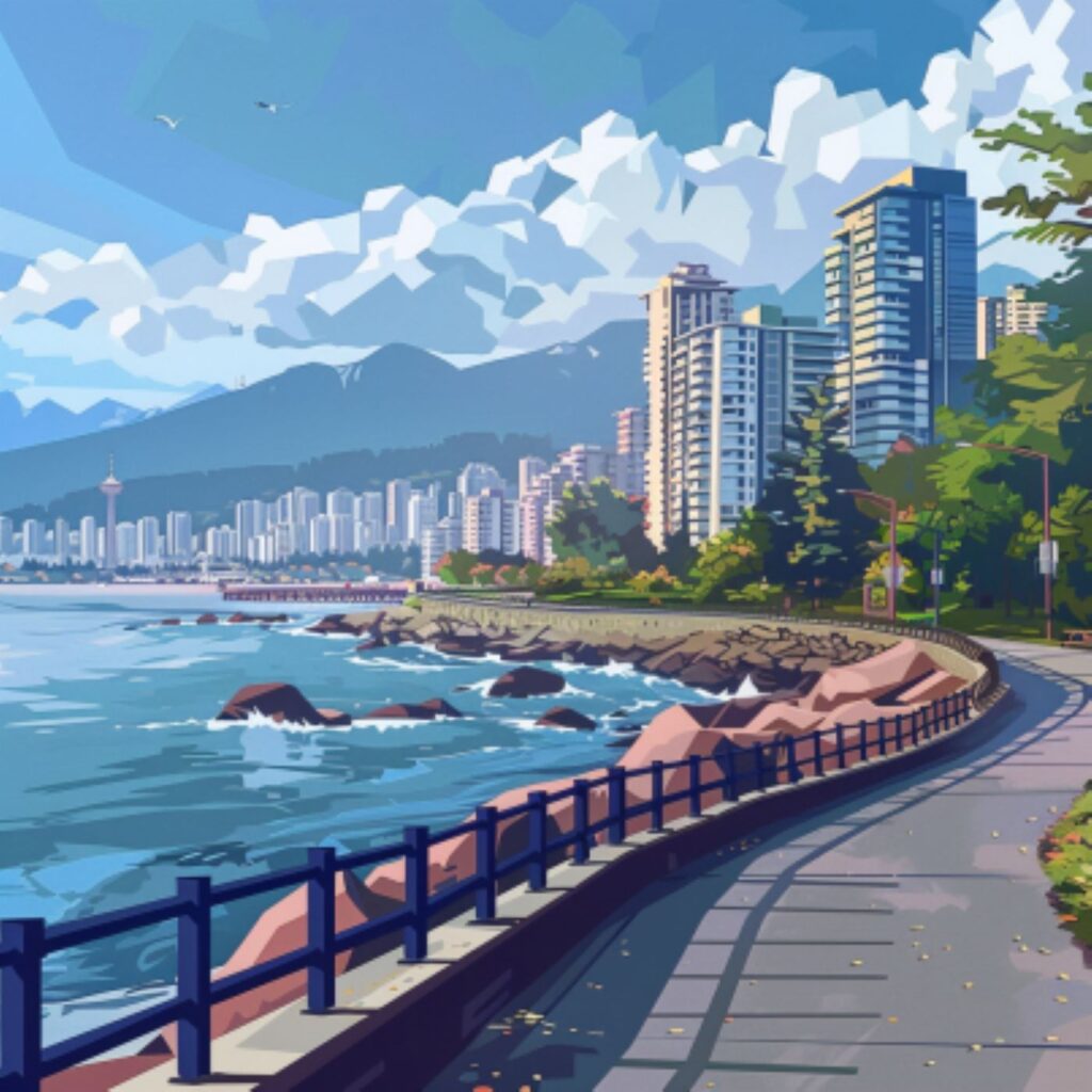The Seawall in Vancouver