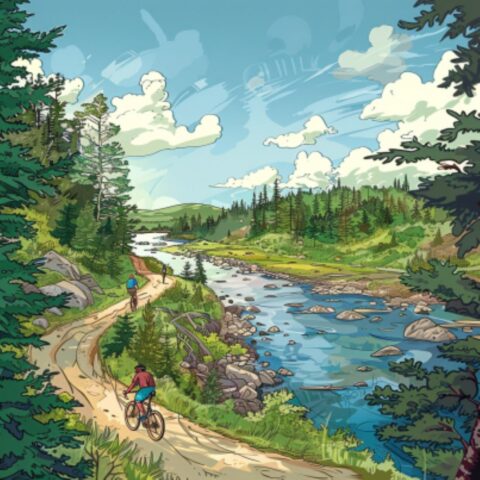 Véloroute des Draveurs in Gatineau