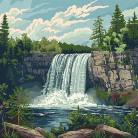 Waterfalls in Gatineau