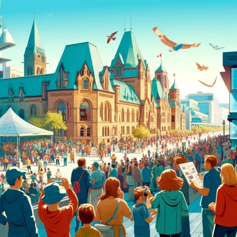 an illustration to complement this summary of the Doors Open Ottawa event