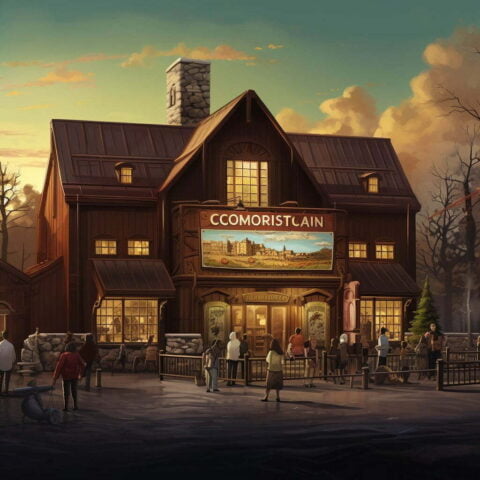 illustration of the ChocoMotive museum in Gatineau region Canada