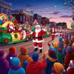the 42nd Annual Peninsula Co-op Santa Claus Parade In Victoria