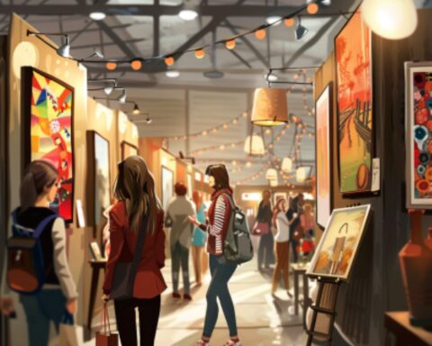 the Beacon Original Art Event in Calgary