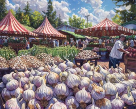the Garlic Festival in Toronto